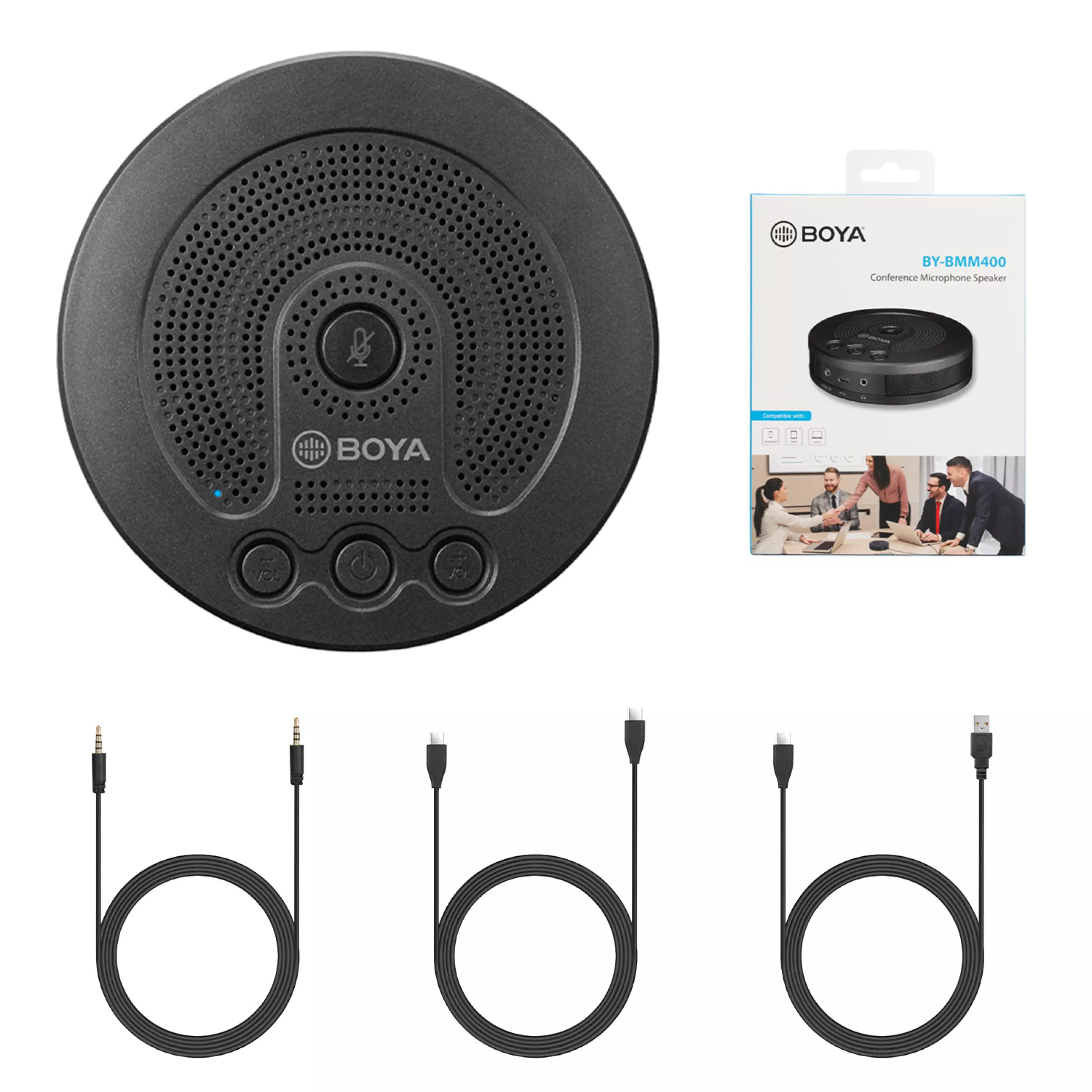 BOYA BY-BMM400 - Mic thu âm Hội nghị dành cho Smartphones/Tablets/PC