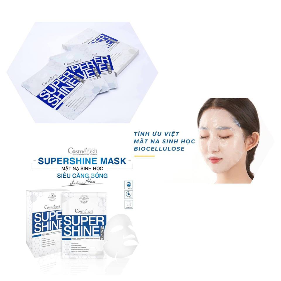 [Hoàn Tiền 8%]Mặt Nạ Căng Bóng Da CosmeHeal Super Shine Mask