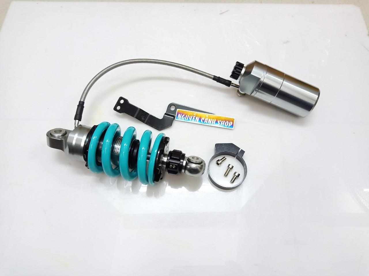 phuộc sau xe exciter nitron xanh