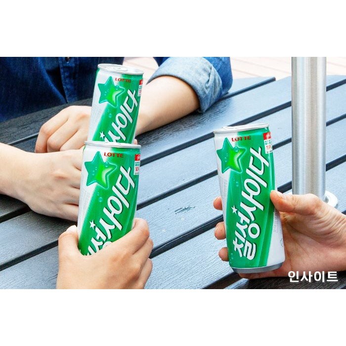 Nước giải khát có ga chilsung Cider Lotte