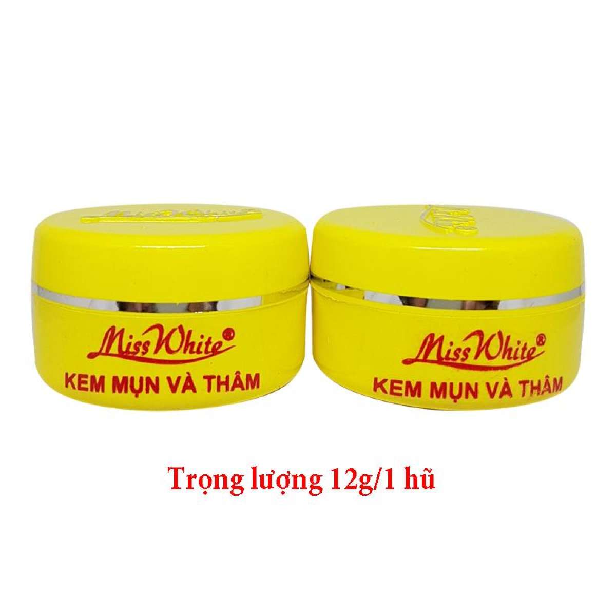 Combo 2 Kem Mụn Và Thâm Miss White 6g Công Ty