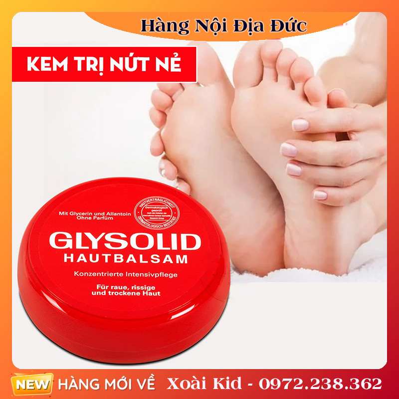 Kem dưỡng ẩm, nứt nẻ Glysolid Hautbalsam, 100 ml của Đức