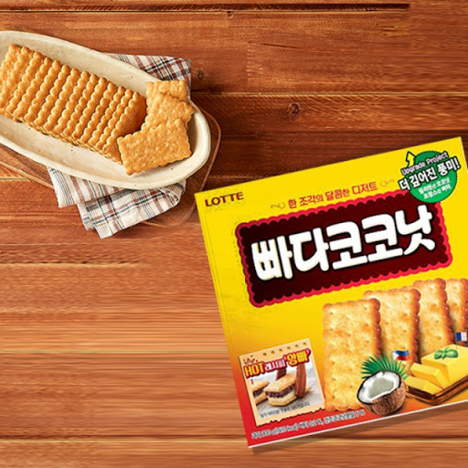 Bánh Bích Quy Lotte Bơ Dừa