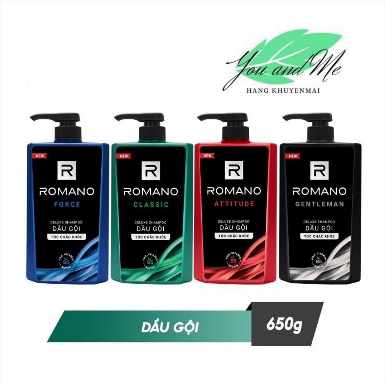 Dầu gội Romano Classic 650g
