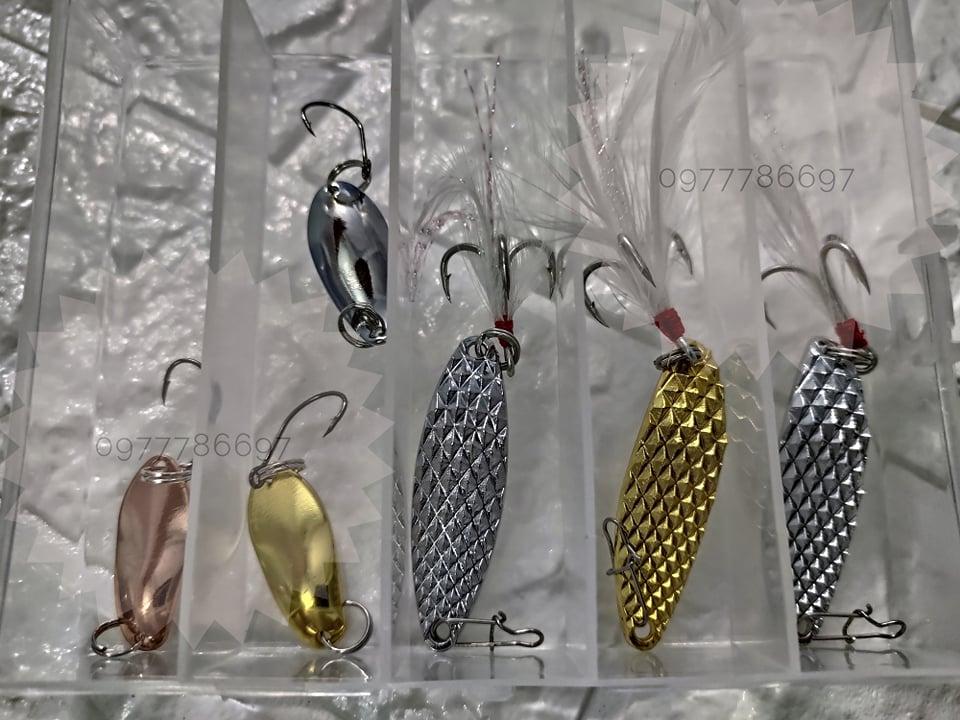 hộp mồi thìa lure suối 6 con