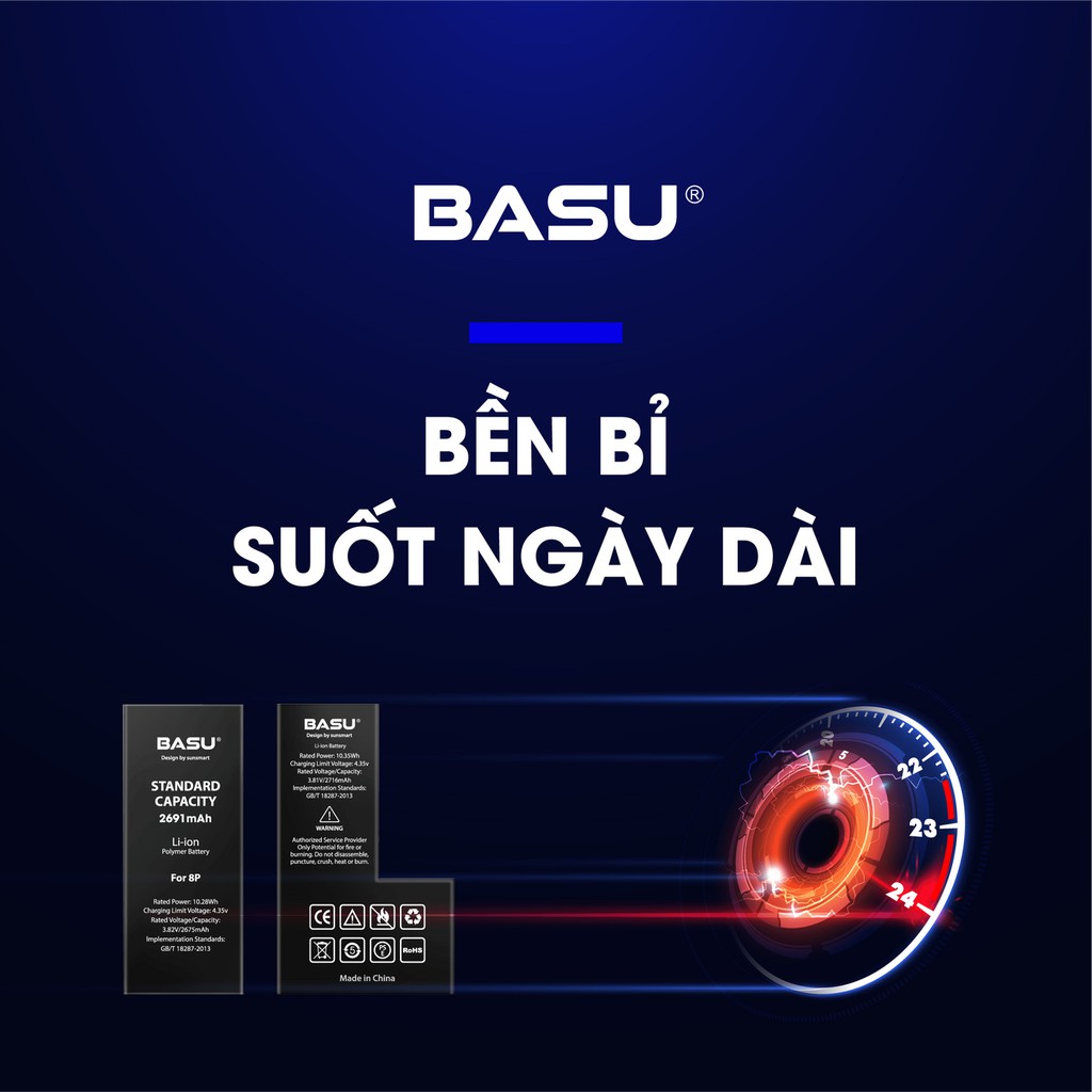 Pin IP BASU  Pin IP 5, 5s, 6, 6s, 7, 8, 6 plus, 6s plus, 7 plus, 8 plus