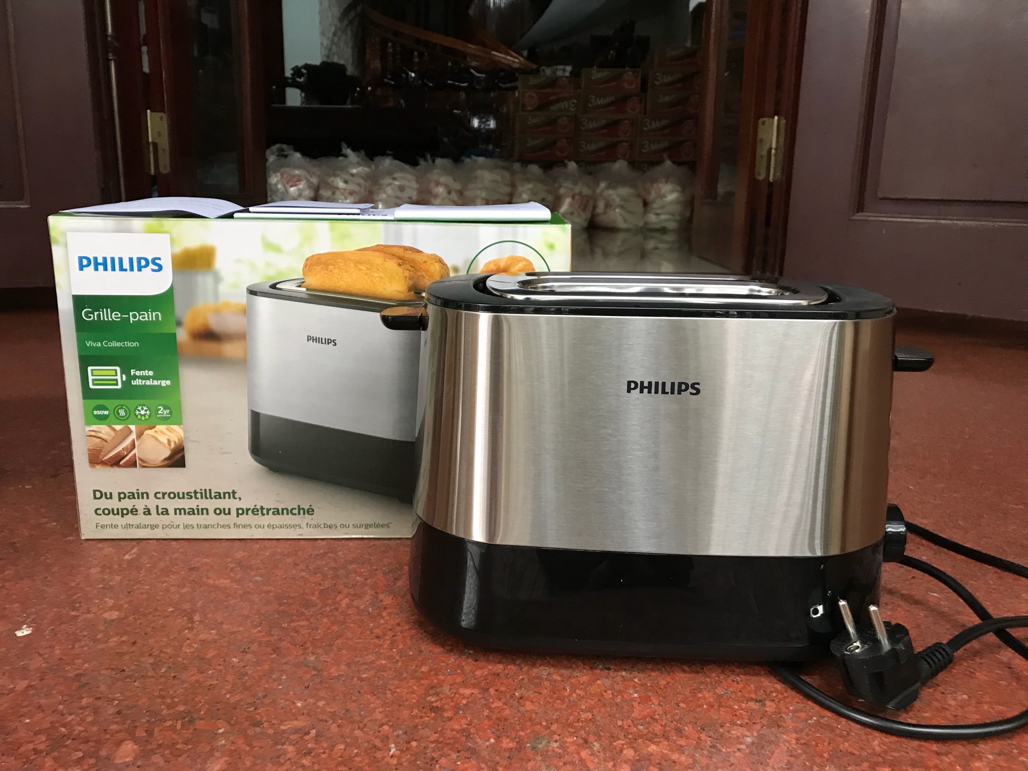 Máy làm bánh Sandwich Philips HD2637