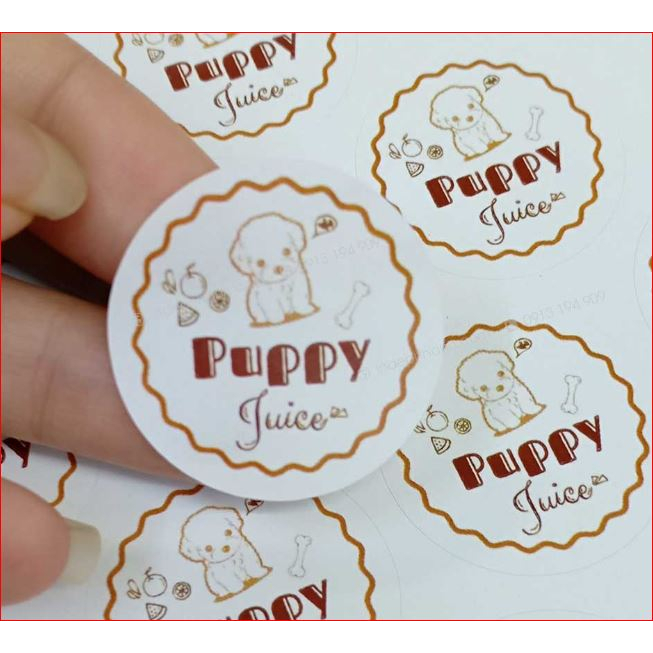 Giấy Decal Sữa In Tem Nhãn Khổ A4 50 Tờ