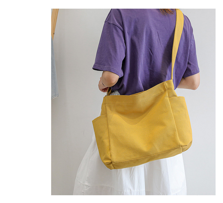 TÚI ĐEO CHÉO VẢI CANVAS PHONG CÁCH HÀN QUỐC