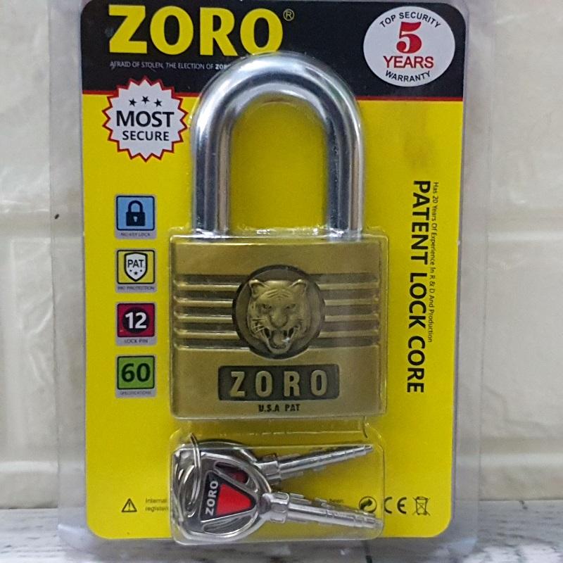 Ổ Khóa bấm ZORO 6cm đầu hổ