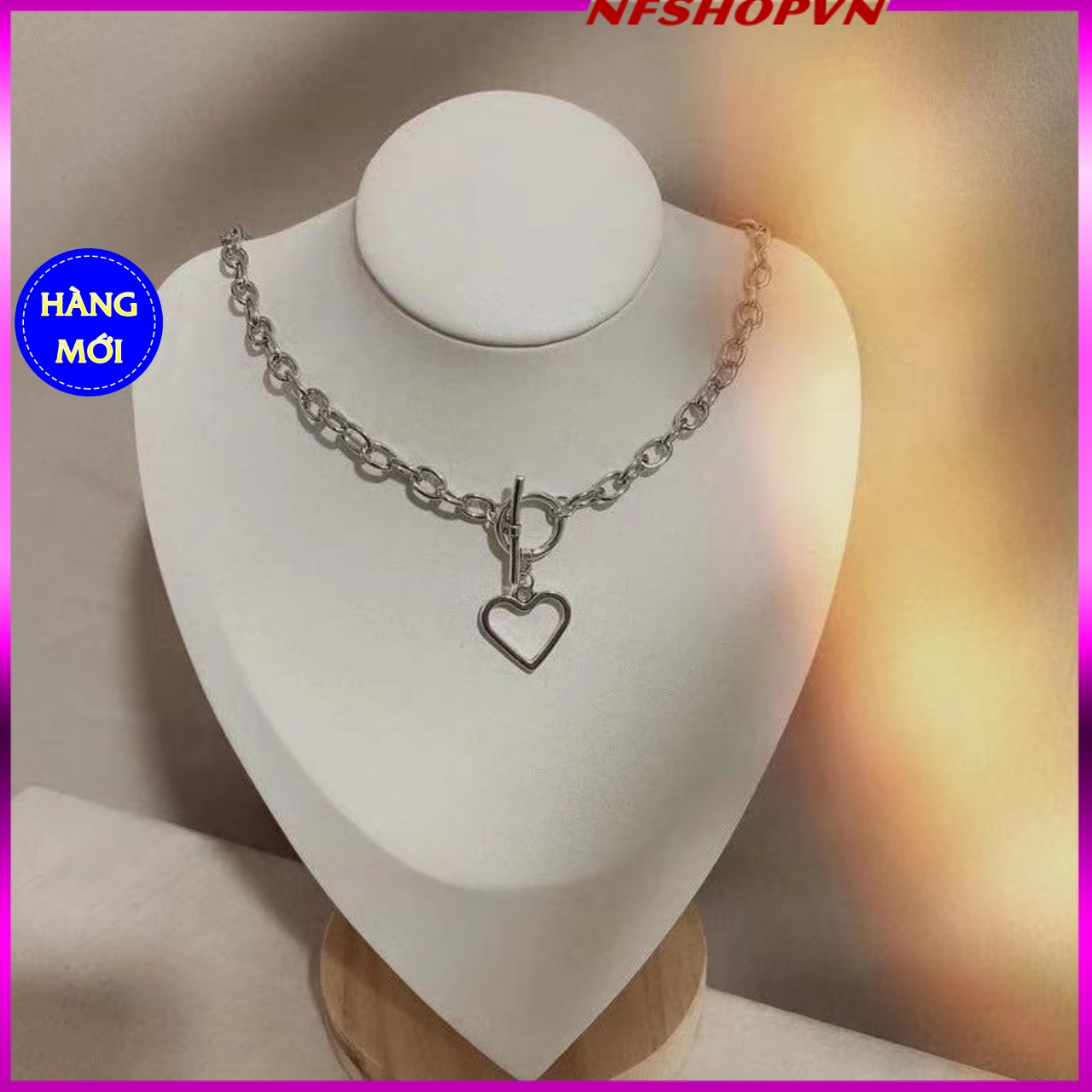 Dây chuyền trái tim phóng đại tình yêu DMA009