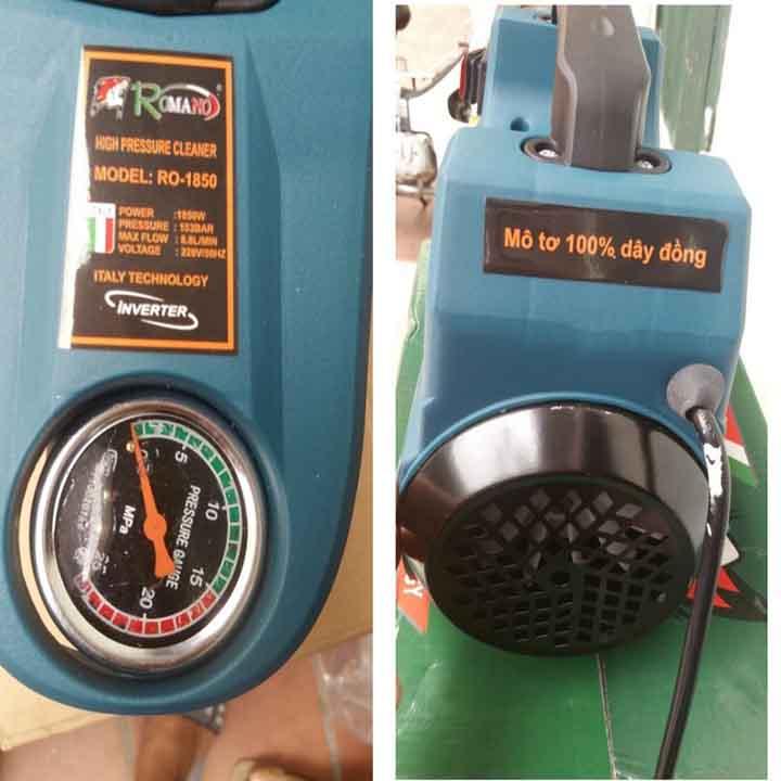 Máy Rửa Xe Romano 1850W RO-1850