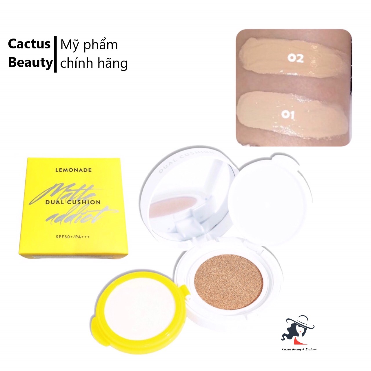 Phấn nước Lemonade Matte Addict Dual Cushion