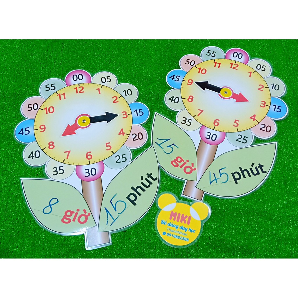 Flower and Leaf Clock (Miki Teaching Materials)