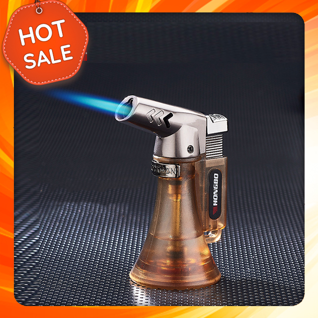 { HOT } Hộp Quẹt Bật Lửa Khò 1 Tia Hongbo BK854 Thiết Kế Độc Lạ Sang Trọng Lửa Khò Mạnh Mẽ Dùng Gas Cao Cấp - Màu Ngẫu Nhiên