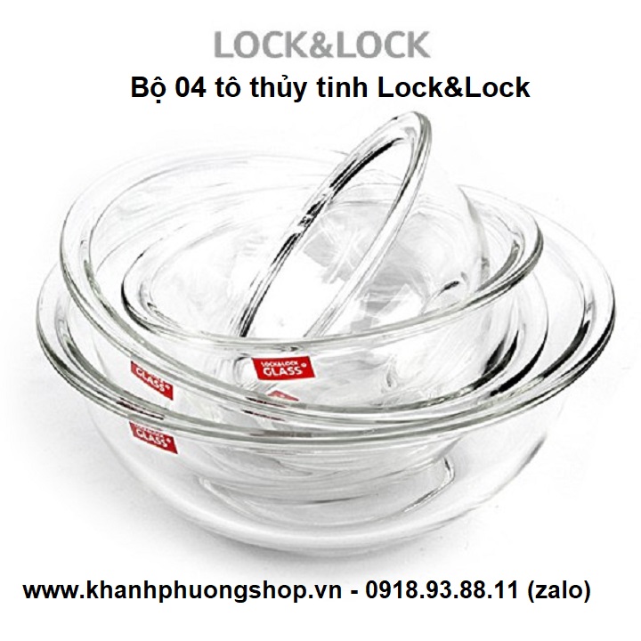 tô thủy tinh lock&lock - tô trộn thủy tinh lock&lock