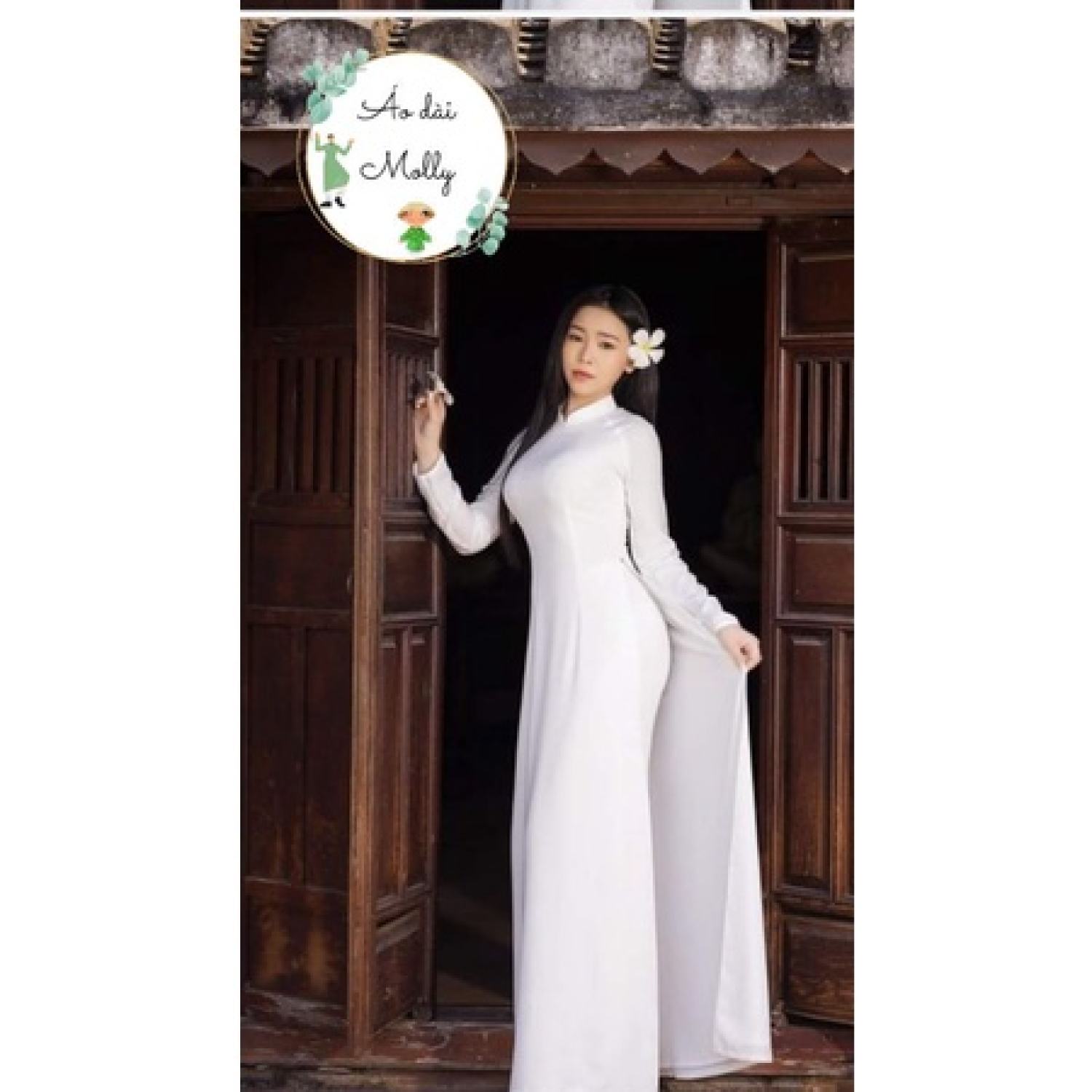 áo dài trắng học sinh có bigsize