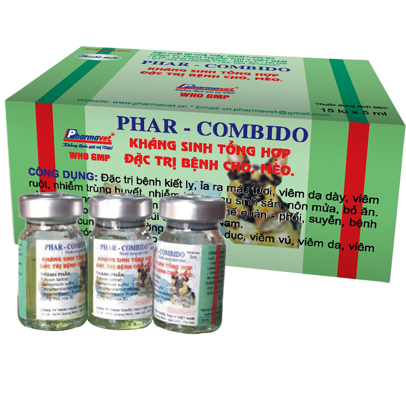 THUỐC THÚ Y PHAR COMBIDO 10ml