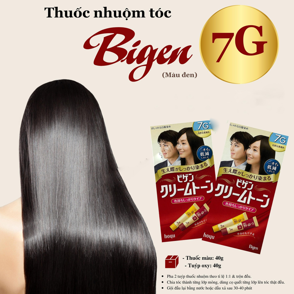 Nhuộm Tóc Bigen Phủ Màu Nhật Bản Đầy Đủ Màu