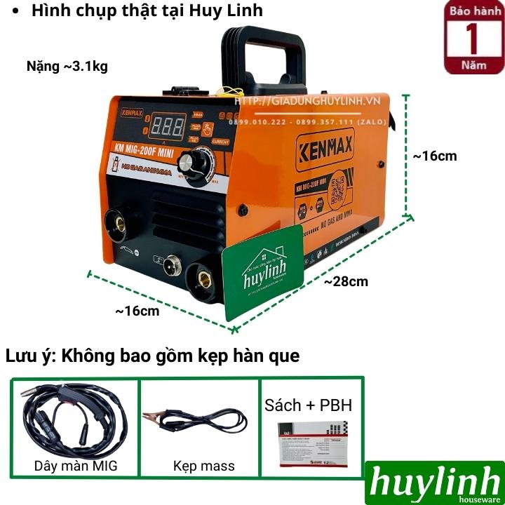 Màn hàn 2 chức năng Kenmax MIG-200F mini [Hàn MIG không khí và hàn que]