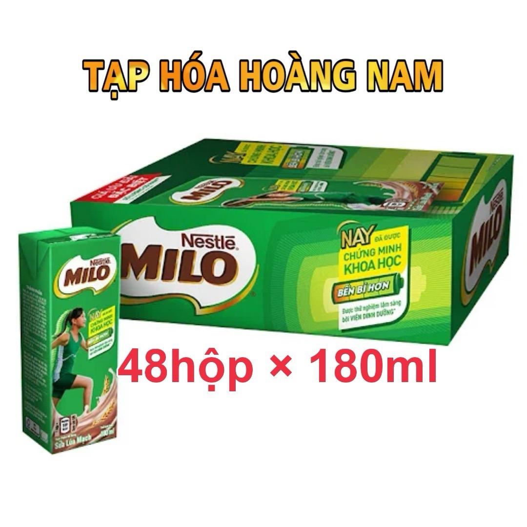 Milo Thức Uống Lúa Mạch (110ml, 180ml) thùng 48 hộp