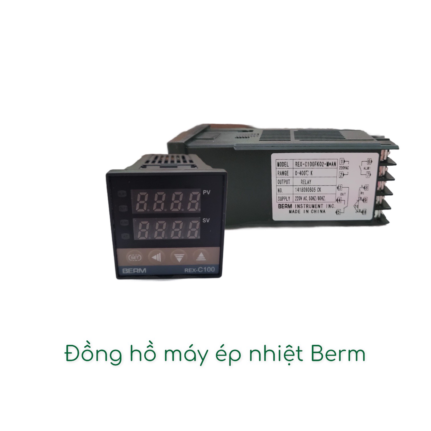 Đồng hồ máy ép nhiệt Berm