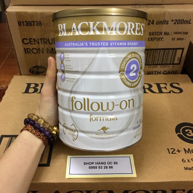 Sữa bột Blackmores Úc số 2 cho bé từ 6 – 12 tháng tuổi