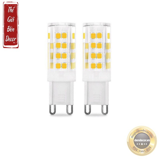 BÓNG LED ĐUI G9 LẮP ĐÈN CHÙM THẢ DECOR
