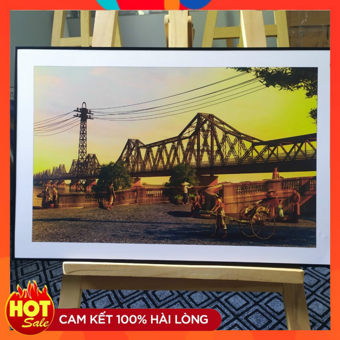 Ảnh gỗ lụa size 40x60 siêu đẹp treo tường