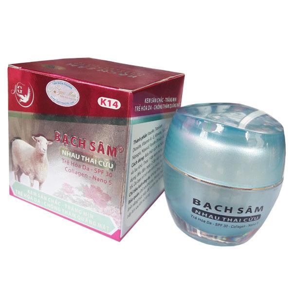Bạch Sâm K14 - Kem Dưỡng Da Săn Chắc Trắng Mịn Trẻ Hóa Da Chống Thâm Quầng Mắt Bạch Sâm (40g) Chính Hãng