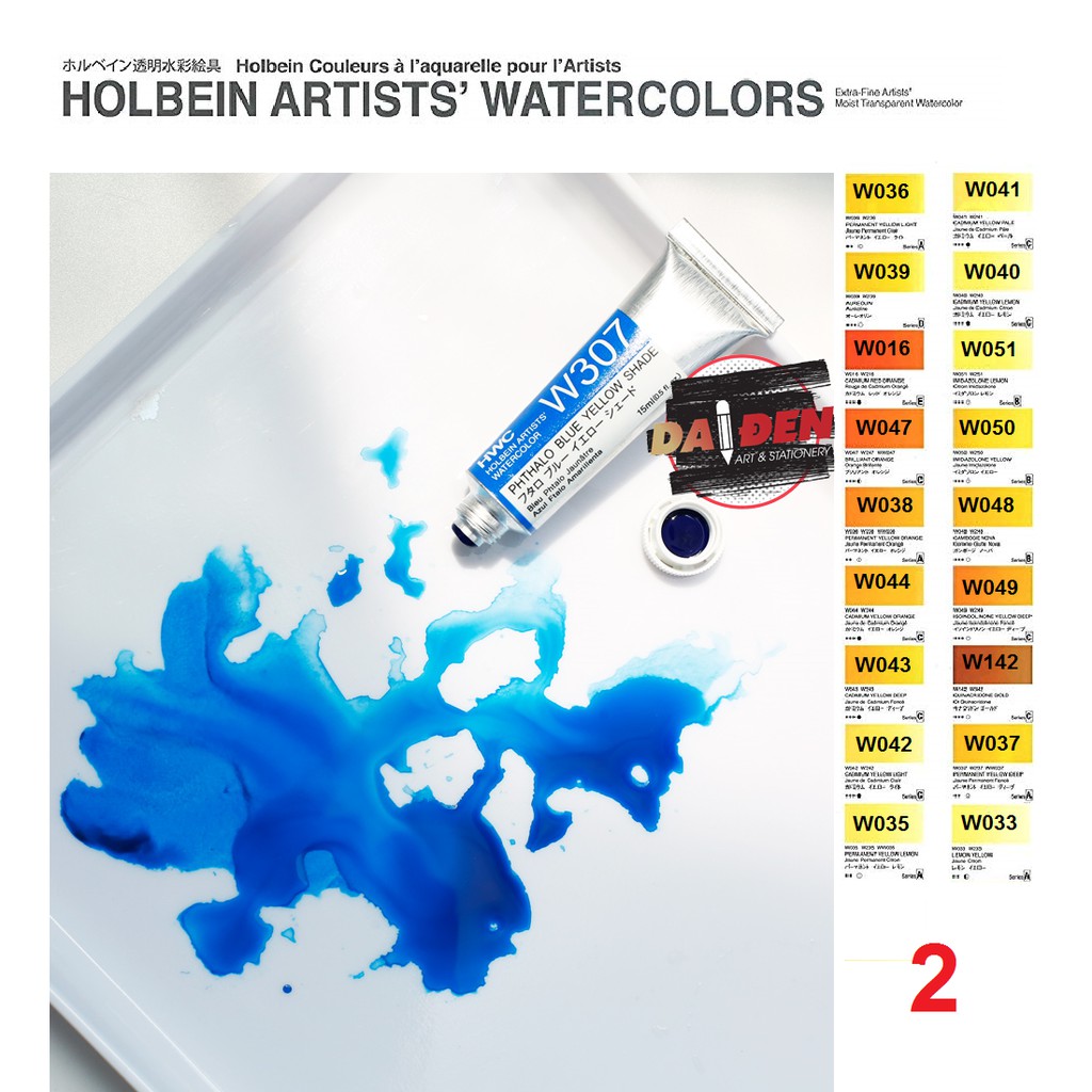 Màu Nước Holbein Tuýp 5ml