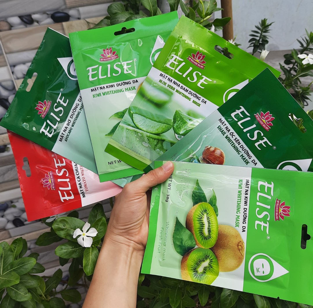 [10 MIẾNG MẶT NẠ] Mặt Nạ Dưỡng Da Elise Trắng Mịn Sáng Da