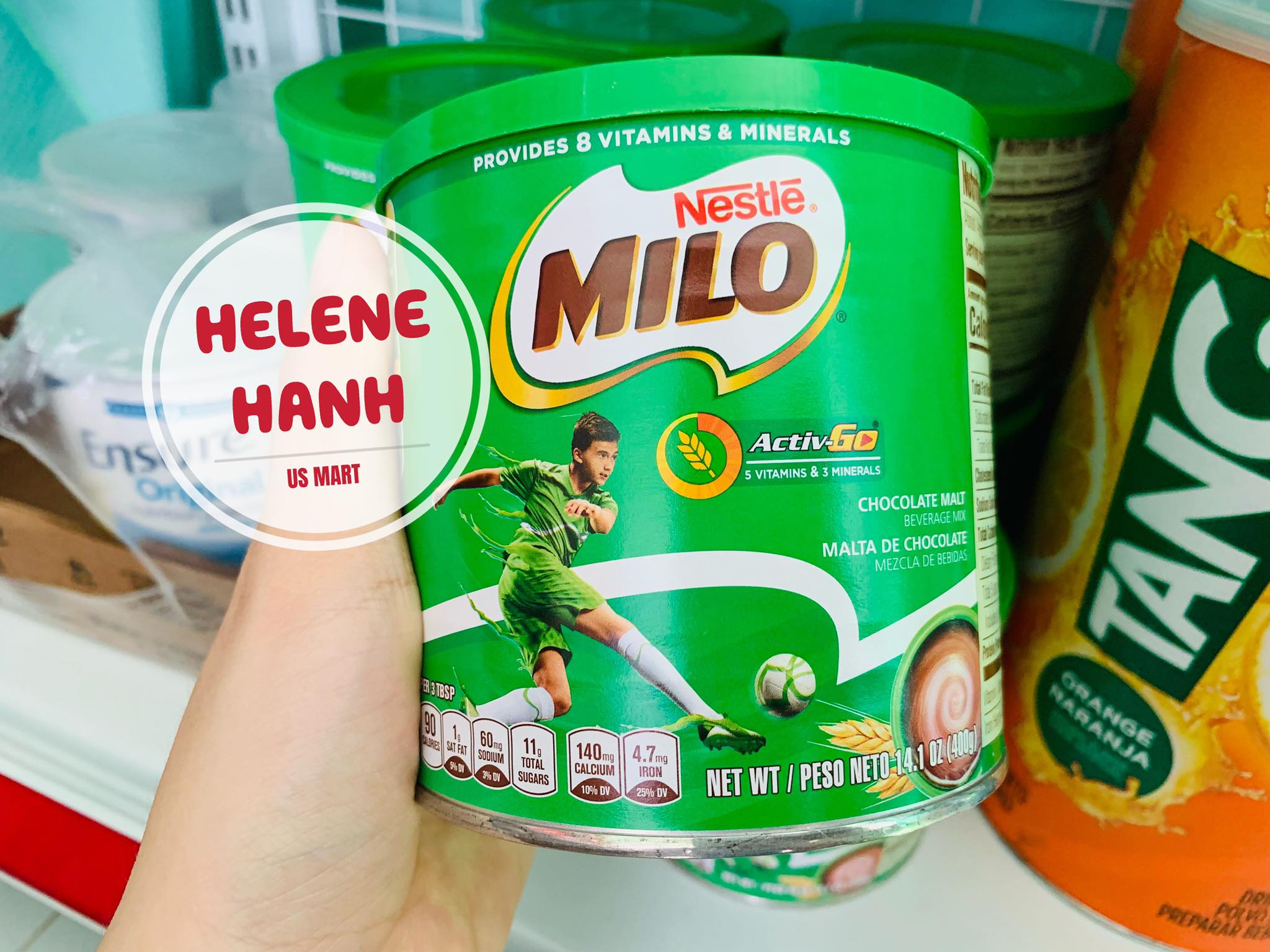 [Bill US] {Hàng Air}Sữa Milo Nestle của Mỹ hộp 400g ( HSD 2/2024)
