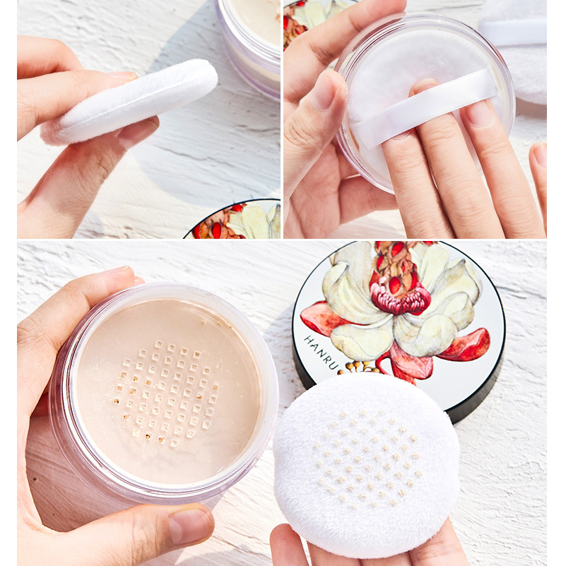 Phấn phủ khoáng Hanru Makeup Loose Powder Lasting 12g