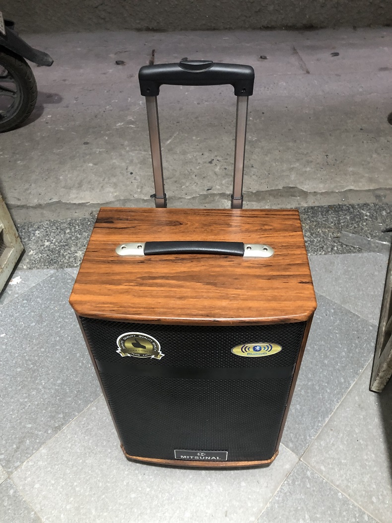 Loa kéo Mitsunal M34 Tặng 2 Micro Hát Karaoke di động Bluetooth