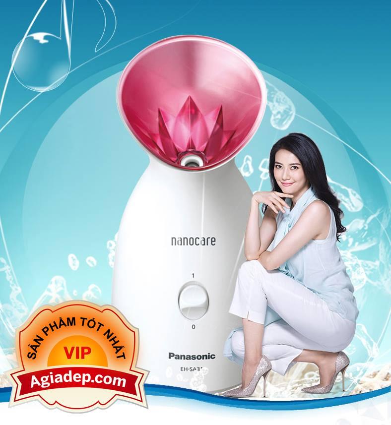 Máy xông hơi massage mặt công nghệ Nano - Panasonic (làm mịn da, trị mụn, hỗ trợ trang điểm, giảm vết thâm) cho người đẹp, spa, thẩm mỹ