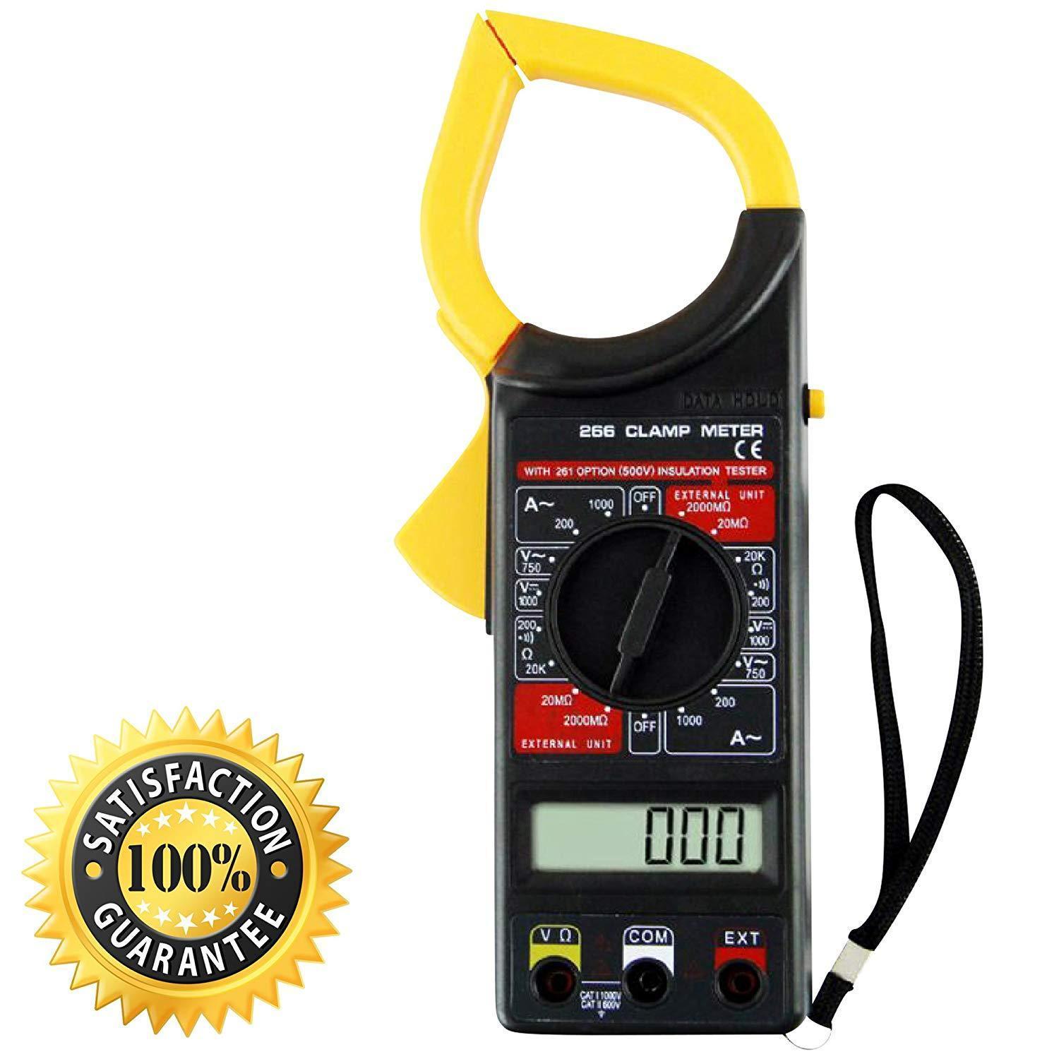 Ampe kìm, Đồng hồ đo điện Digital Clamp Meter DT266 - ABG shop