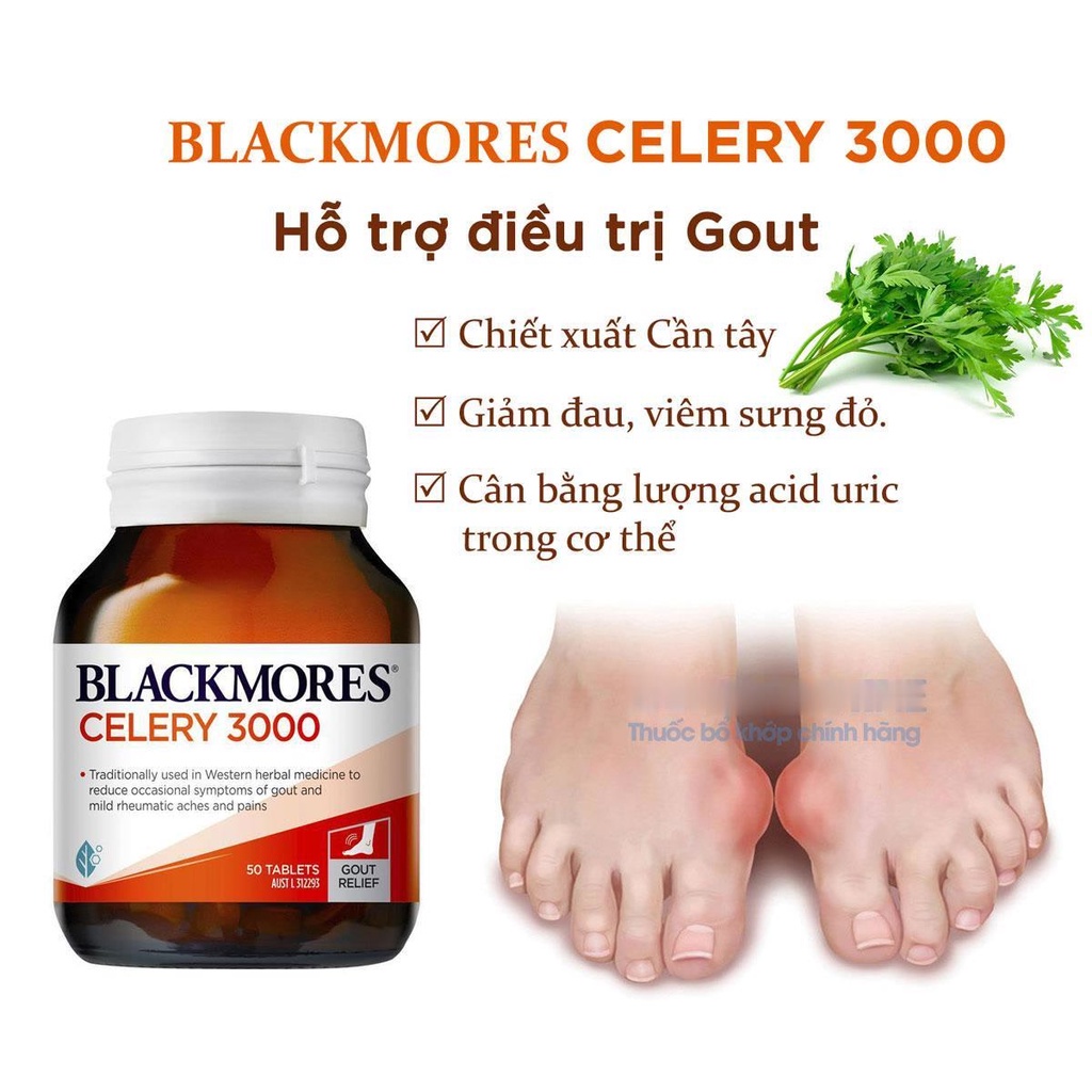 Viên Gout Blackmores Celery 3000
