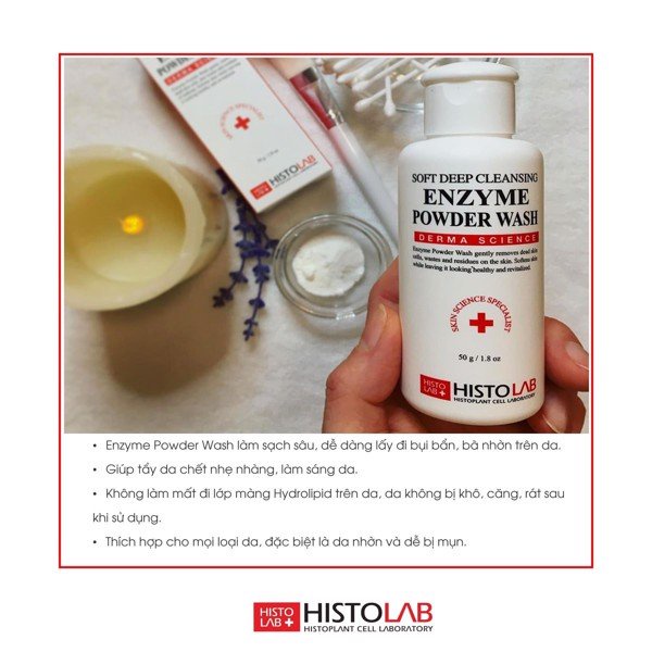 Bột rửa mặt Histolab Soft Deep Cleansing Enzyme Powder Wash 50g