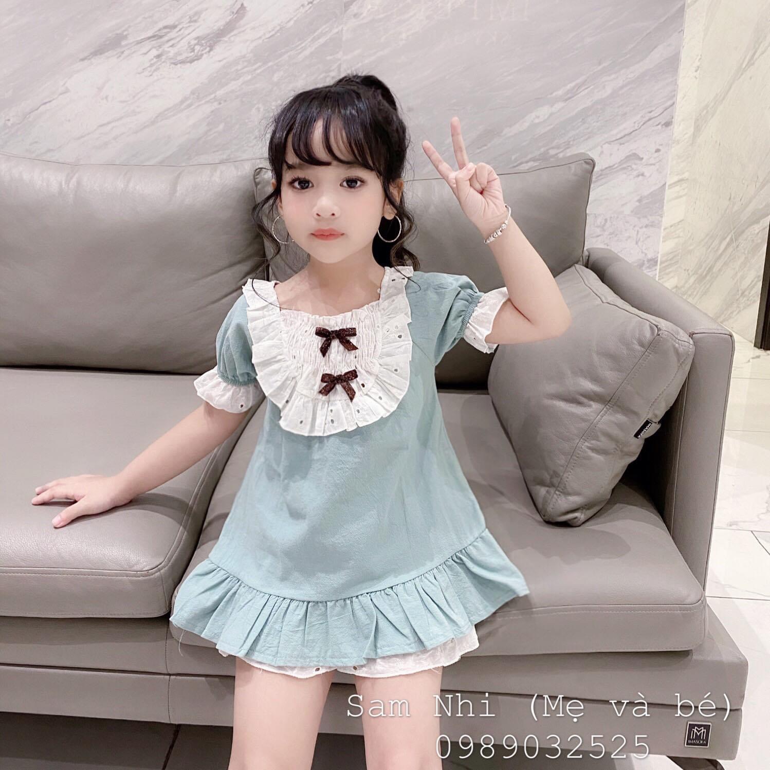(18-32kg) SET BỘ TIỂU THƯ MẶC NHÀ CHO BÉ GÁI SIÊU XINH