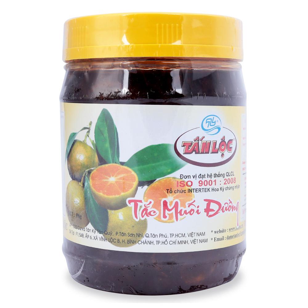 Tắc muối đường Tấn Lộc 900g