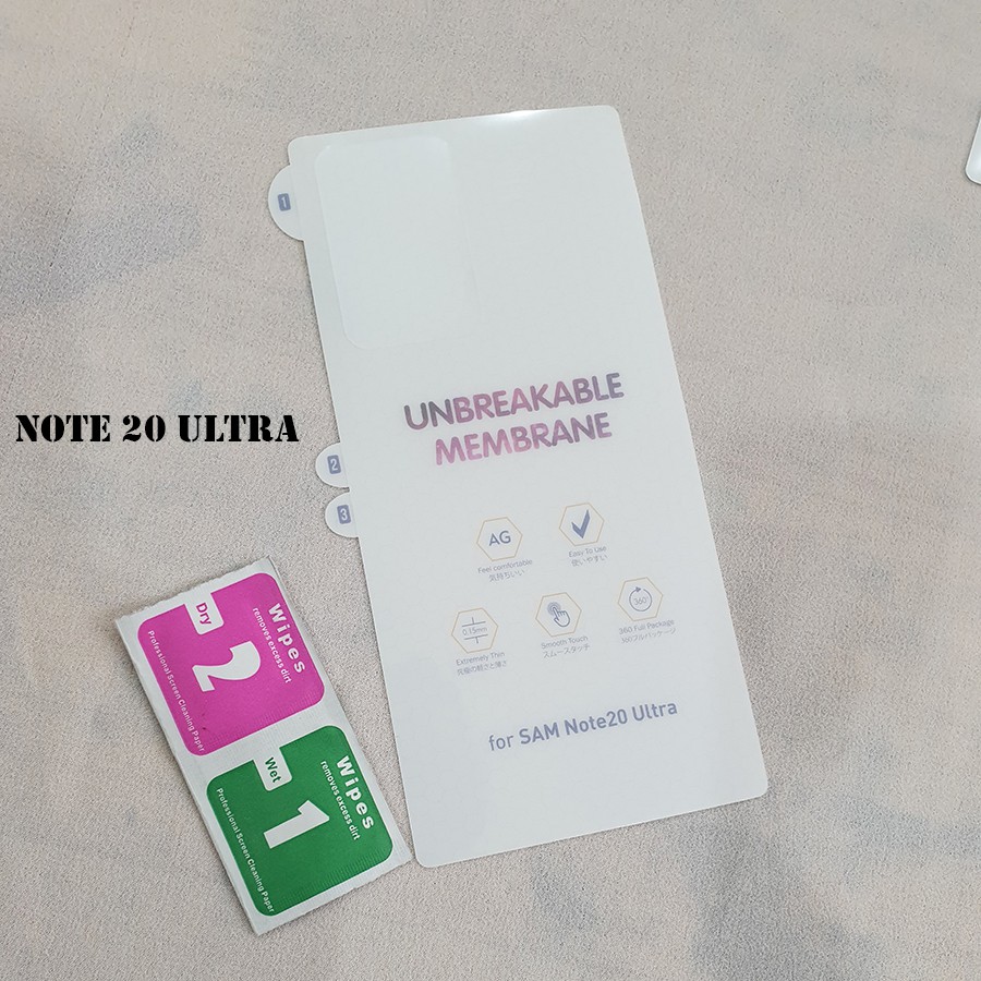Dán PPF chống bám vân tay Galaxy Note 20 Ultra - Note 20 Ultra 5G