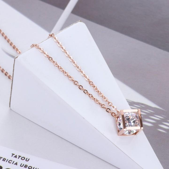 Dây Chuyền Titan Khối Lập Phương TT 1375