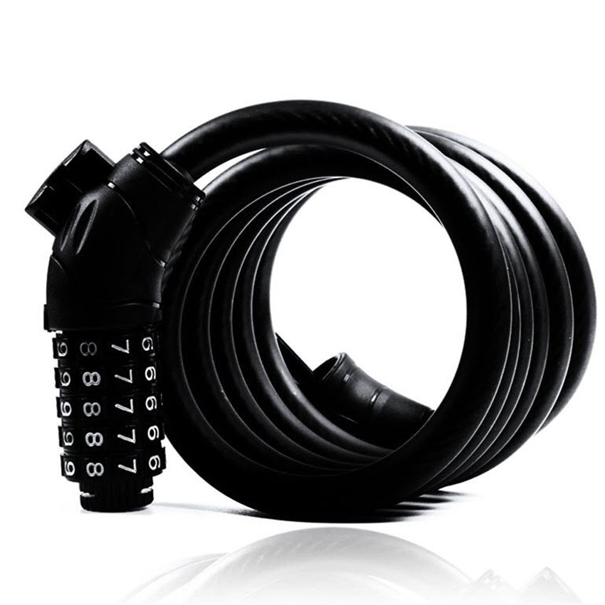 Khóa dây chống trộm 5 số size lớn dài 1,2m chất lượng cao