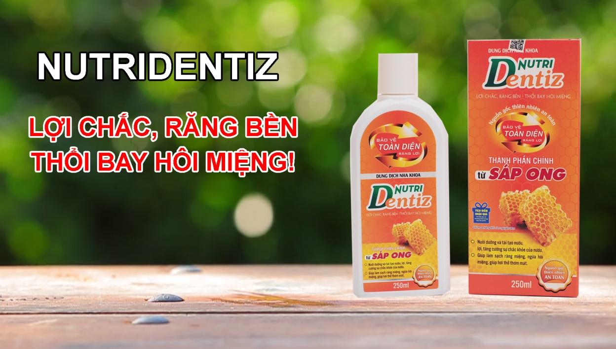 [HCM]Dung Dịch Nha Khoa NUTRIDENTIZ - Cho Răng Lợi Chắc Khỏe