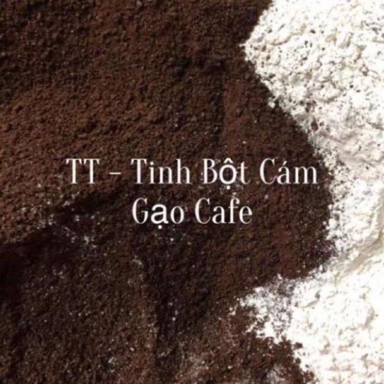 100gr tinh bột cám gạo cà phê tẩy da chết handmade