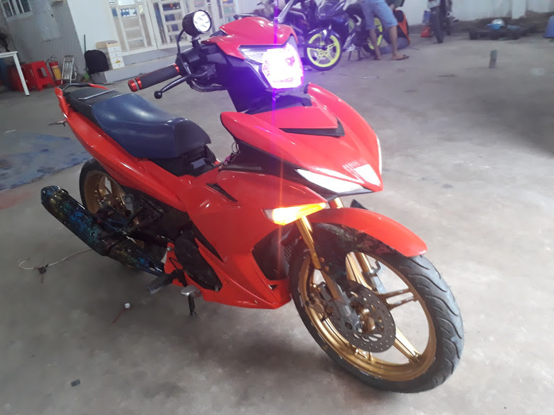 Sơn Samurai sơn xịt xe máy 14/115 MÀU CAM