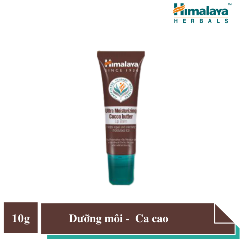 Son dưỡng môi bơ ca cao Himalaya Ultra Moisturising Cocoa Butter Lip Balm 10 g