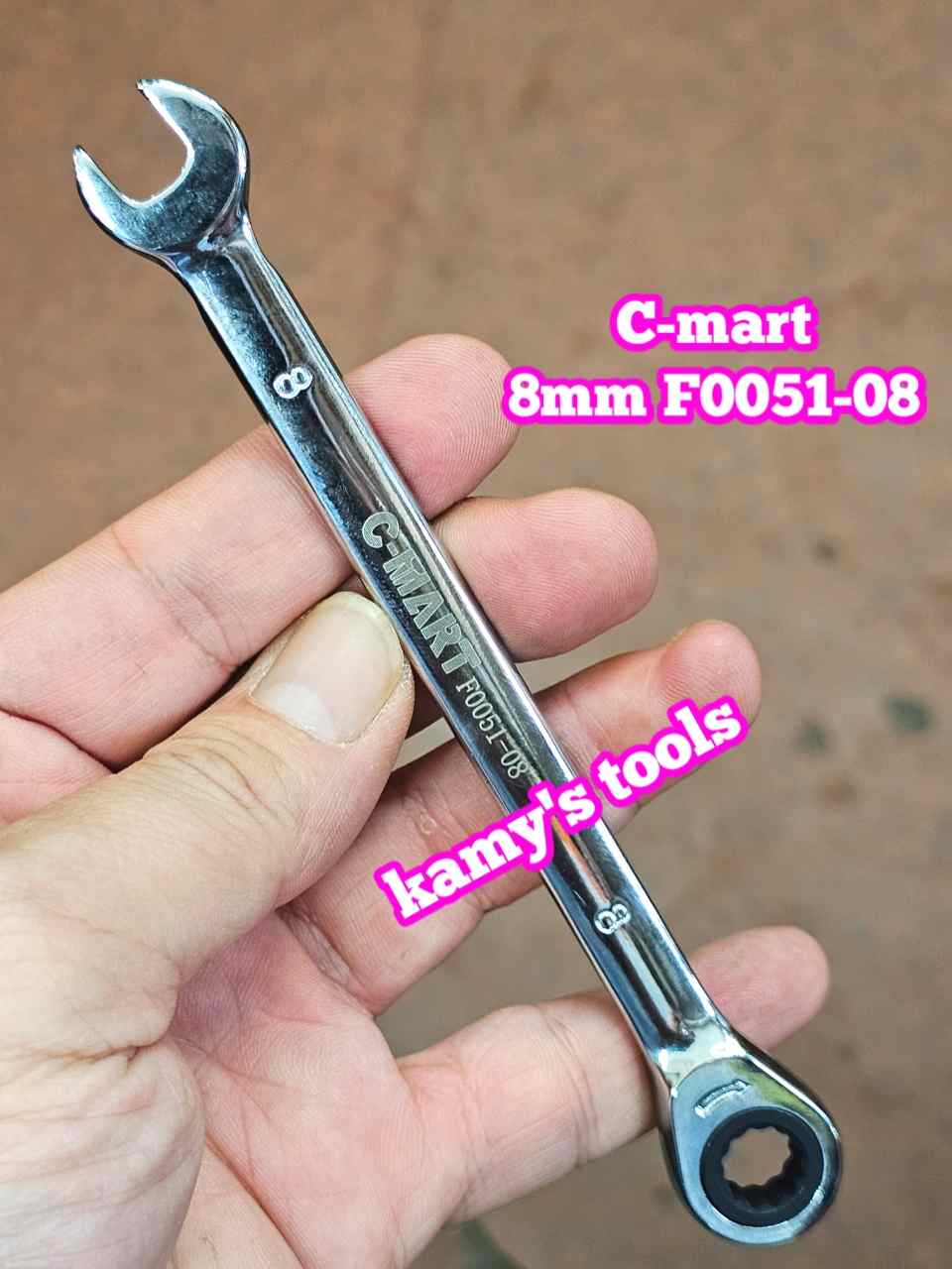 Cờ Lê Vòng Miệng Tự Động C-mart F0051 cỡ 8mm 9mm 10mm 11mm 12mm 13mm 14mm 15mm 16mm 17mm 18mm 19mm
