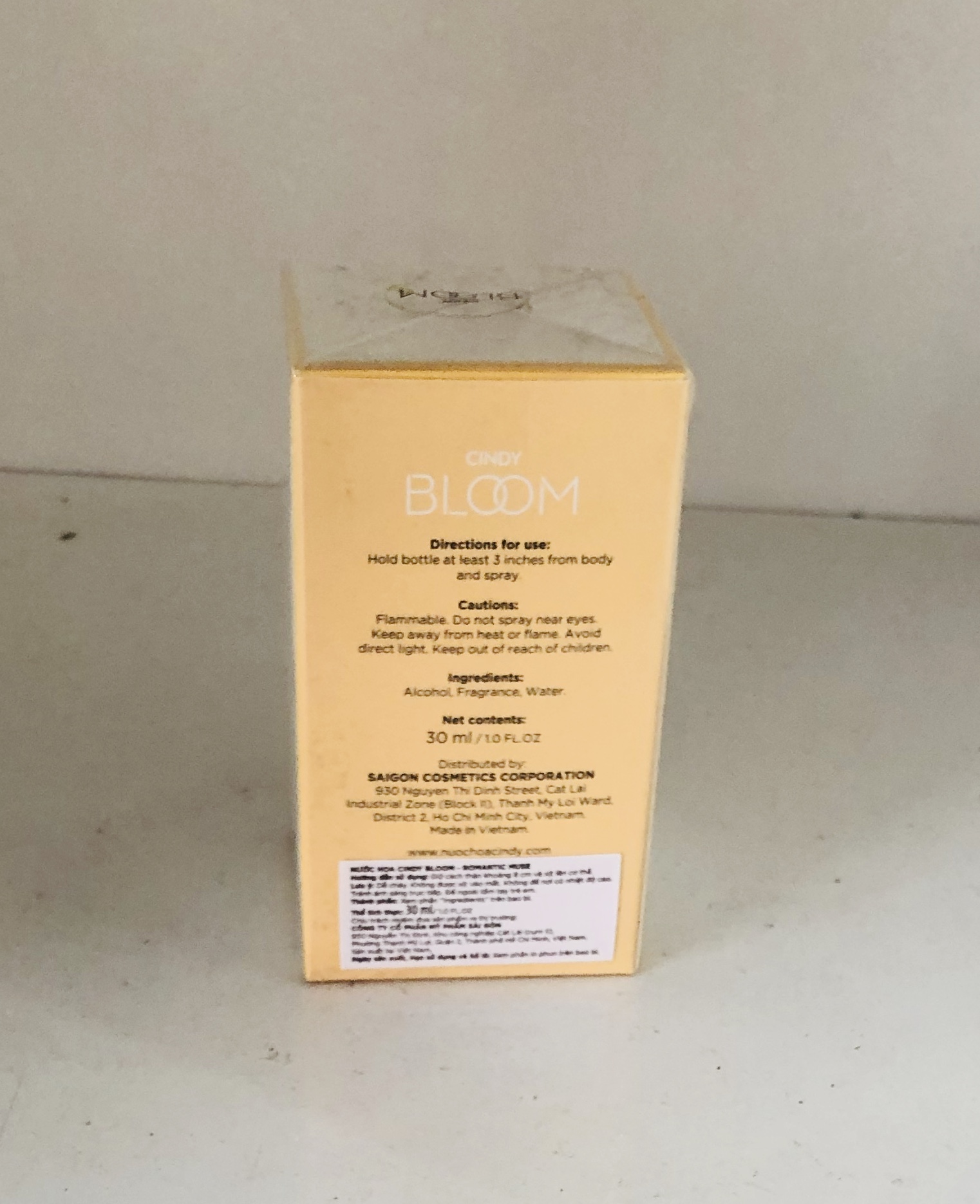[HCM]Nước Hoa Cindy Bloom 30ml chính Hãng Đủ Mùi